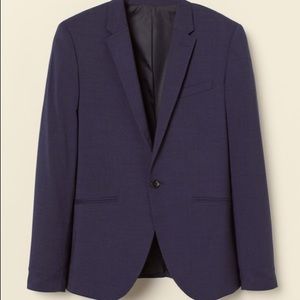NEW. H&M Blue Super Skinny Blazer/Pant Suit Set.